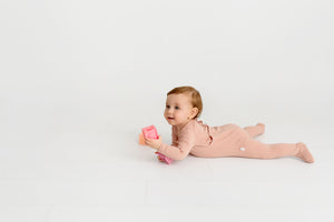 3 Pack Footies- Pink