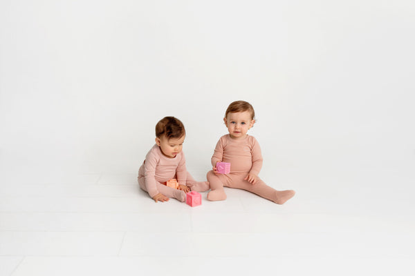 3 Pack Footies- Pink