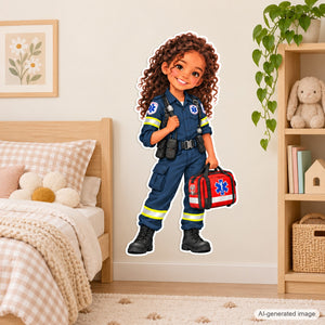 Personalized Paramedic Wall Decal from Photo, Dream Job Sticker, image 5