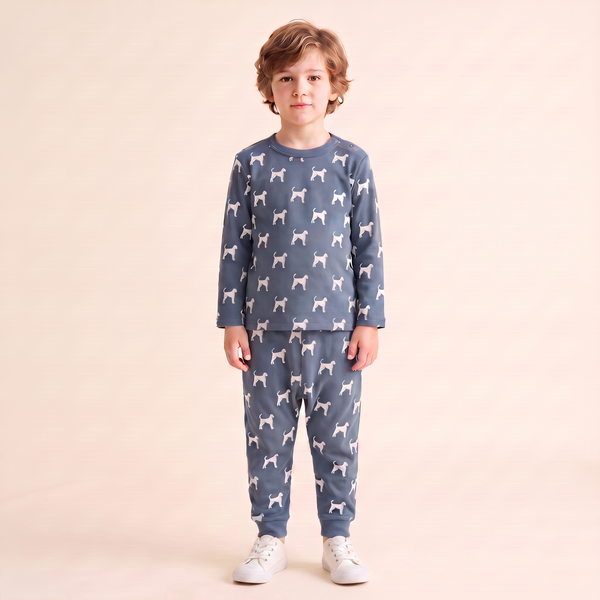 Organic Tee & Pants Set - Dog