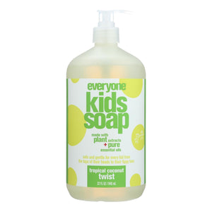 Cozy Farm Everyone Soap for Kids Tropical Coconut Twist 32 Oz