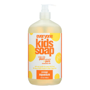 Cozy Farm Everyone Orange Squeeze Soap for Kids 32 oz