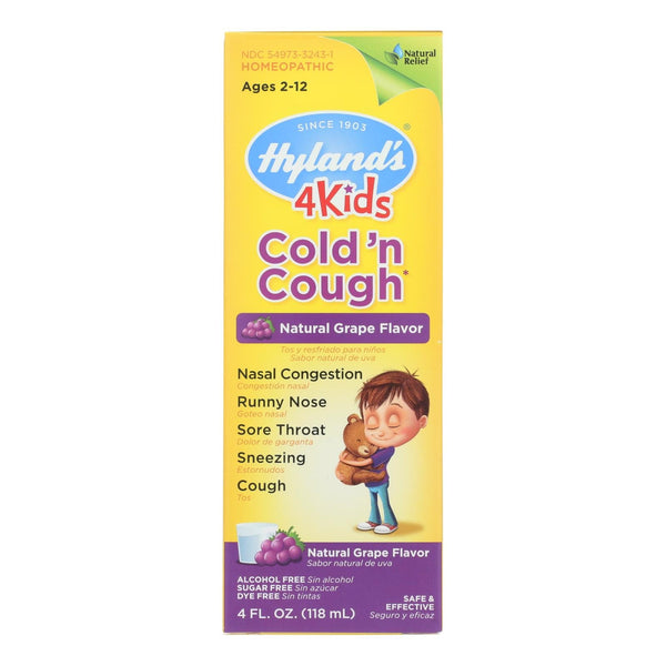 Cozy Farm Hyland's Homeopathic Cold N Cough Relief Grape 4 oz