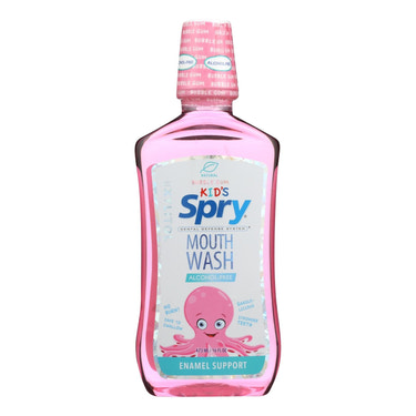 Spry Kid's Bubble Gum Mouthwash - 16 Fl Oz