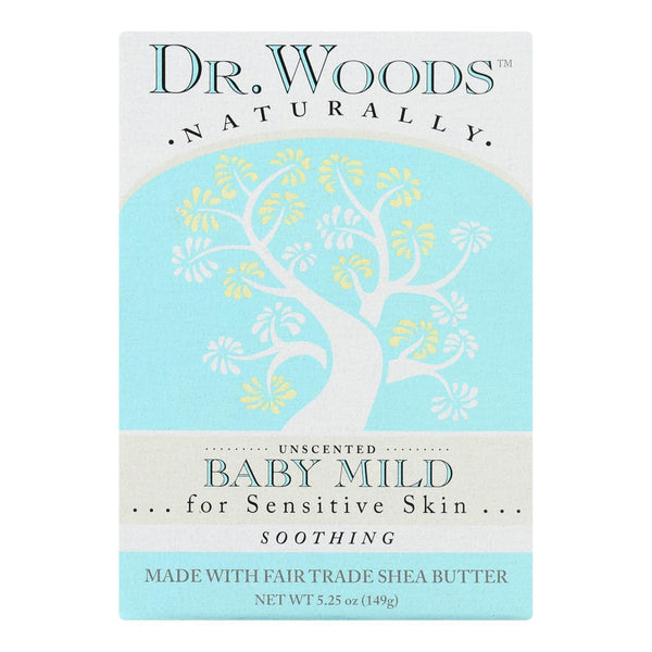 Cozy Farm Dr. Woods Baby Mild Unscented Bar Soap 5.25 oz