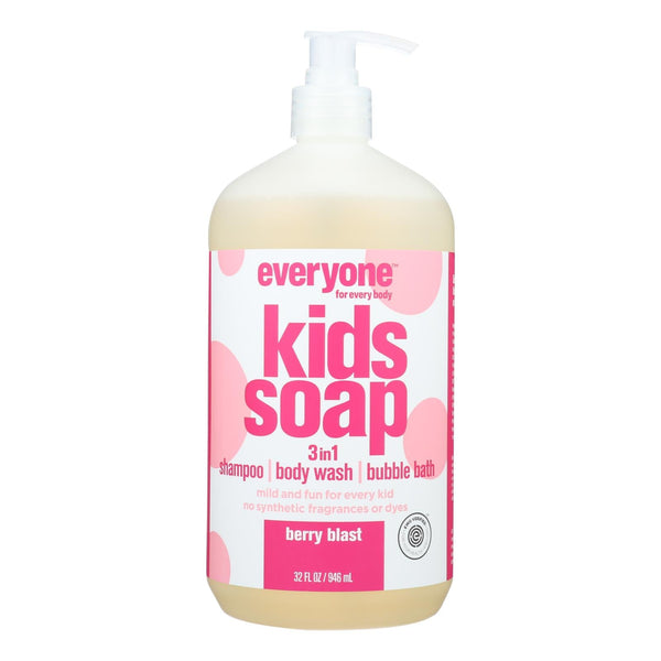 Everyone 3-in-1 Kids Berry Blast Soap, 32 Fl Oz