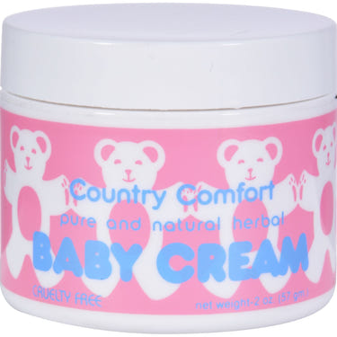 Country Comfort Baby Cream 2 Oz - Gentle, nourishing cream for delicate baby skin. Ideal for soothing and protecting.