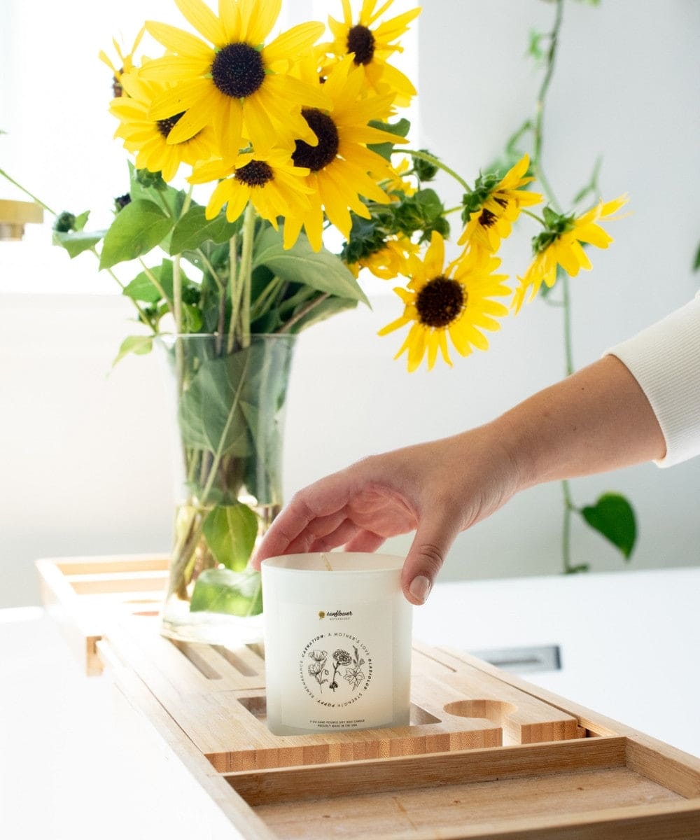 "Remembrance Healing Candle for babies, soothing light for comfort and tranquility in nursery settings."