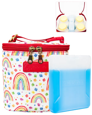 Sarah Wells Cold Gold Breastmilk Cooler – Insulated Milk Storage & Ice Pack – Machine Washable for Moms