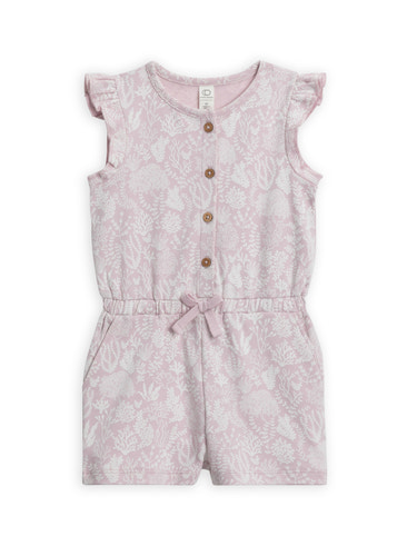 Shaye Romper - Coral Reef/Wisteria