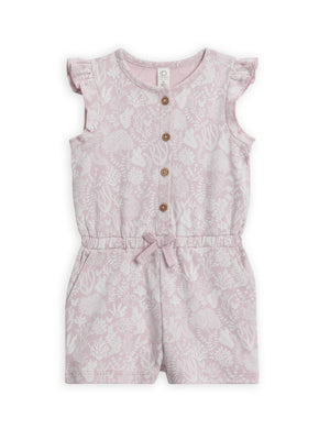 Shaye Romper - Coral Reef/Wisteria