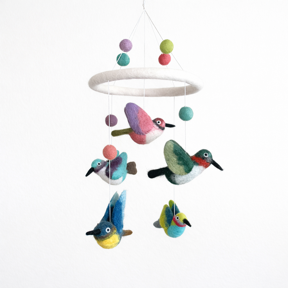 Hummingbird Baby Mobile