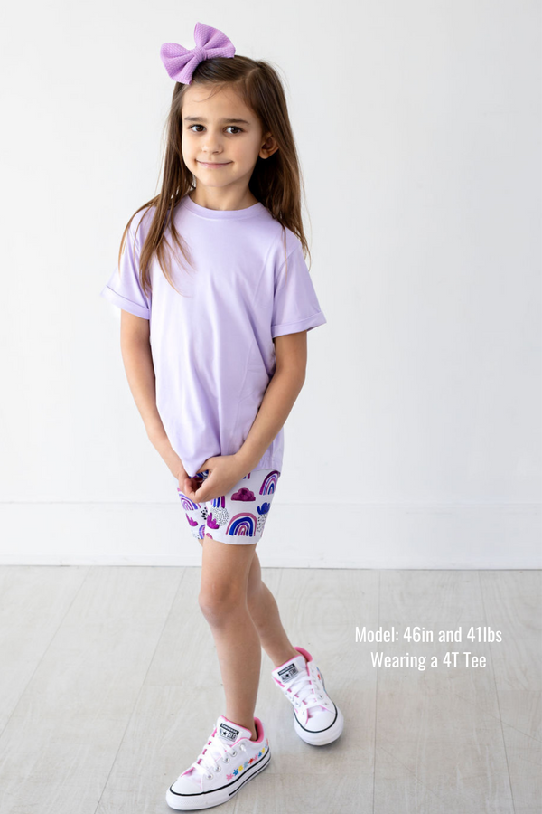 Bamboo Tee - Pastel Lilac