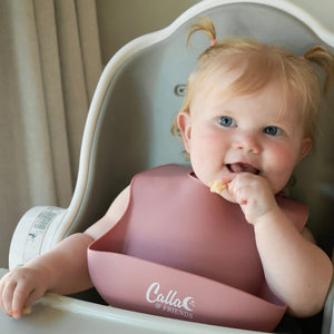 Calla and Friends Catch All Silicone Bib with Open Pocket