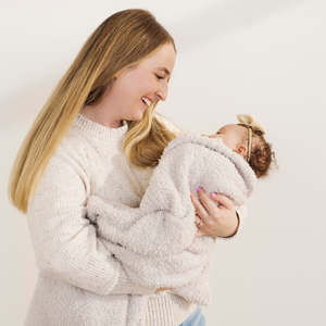 BAMBONI® Mini Blankets for babies, soft swaddles in a cozy angle 83 view, perfect for comfort and warmth.