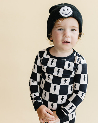 Bamboo Two Piece Set | Checks & Bolts - MOOGCO Baby