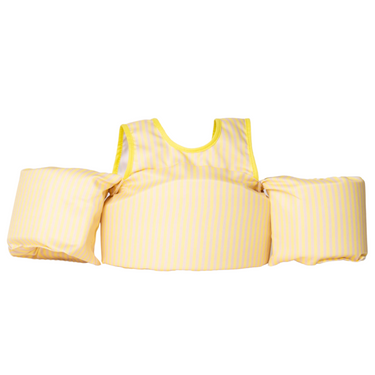 Yellow Stripe Kids Float for safe and fun water play, perfect for toddlers and young children.