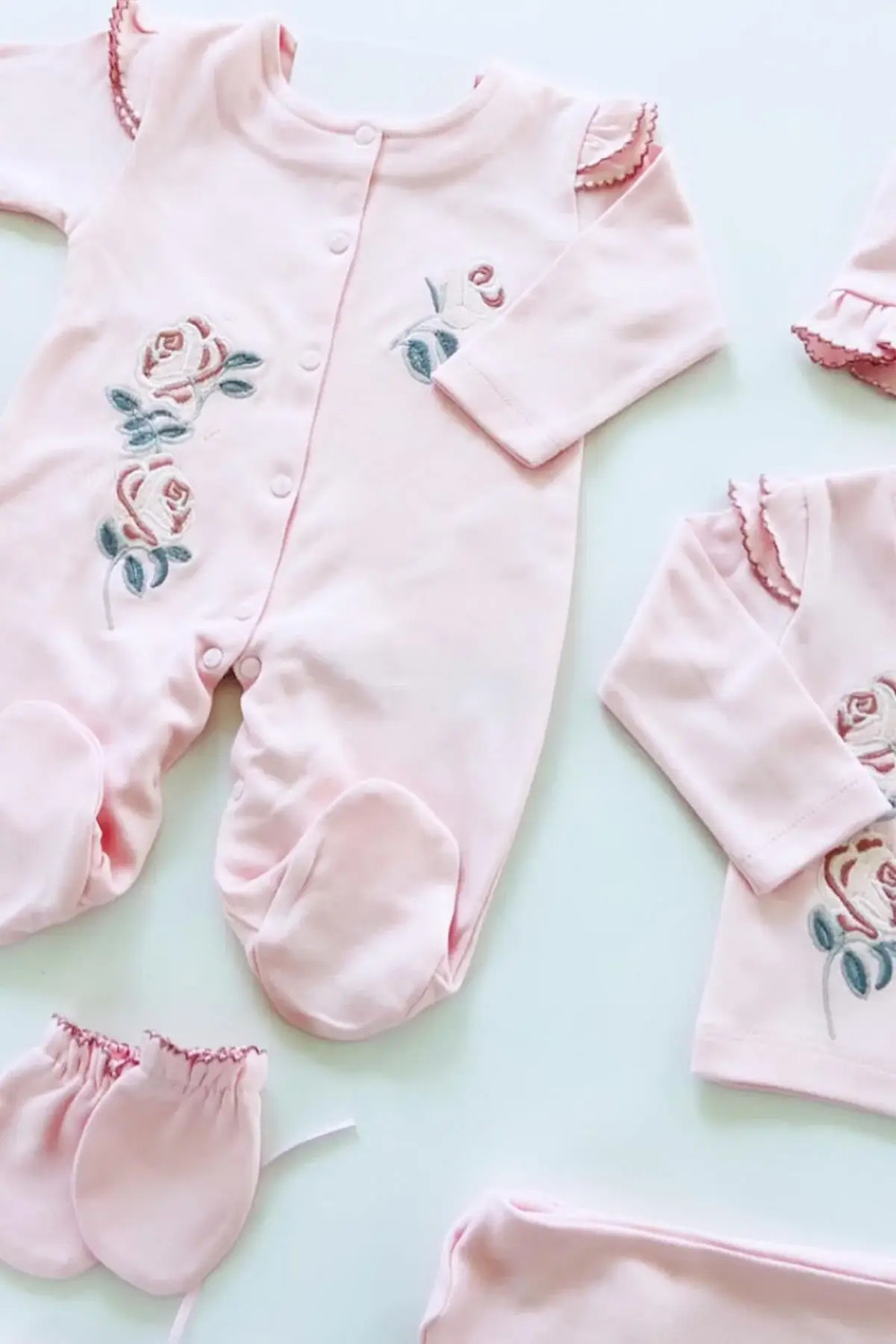 Heather Floral Newborn Coming Home Set (10 Pcs)