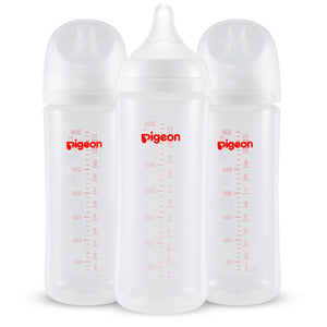 PP Wide Neck Anti-colic Baby Bottle 3 packs, 11.2 Oz(6+ months)(Not Glass)