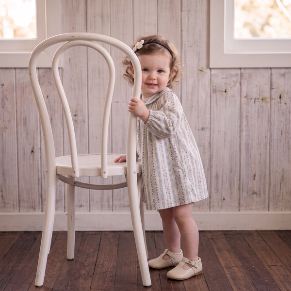 Organic Peter Pan Collar Dress - Vine Trail