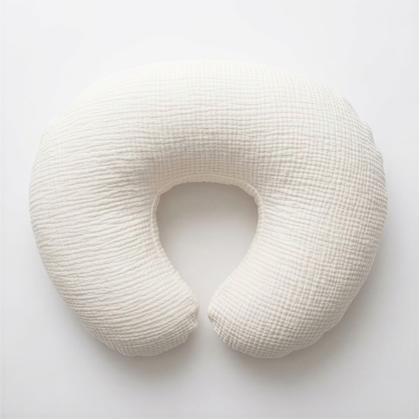 Wendy Anne C-Shaped Nursing Pillow Cover Organic Cotton Gauze
