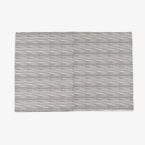 Bold Stripe Vegan Leather Mat