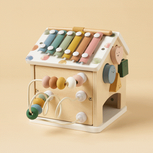 Tiny Land® Cottage Activity Cube - Morandi