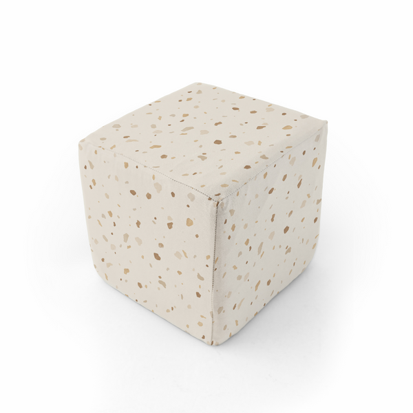 Terrazzo Chalk Play Cube for babies, colorful and engaging playtime activity for early development and creativity.