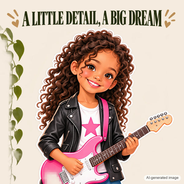 Personalized Musician Wall Decal from Photo, Dream Job Sticker, image 11