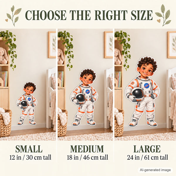 Personalized Astronaut Wall Decal from Photo, Dream Job Sticker, image 16