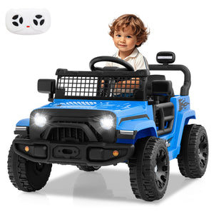 12V kids ride-on truck car, battery-powered electric vehicle for outdoor fun and adventure.