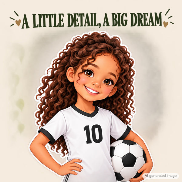 Personalized Soccer Player Wall Decal from Photo, Dream Job Sticker, image 11