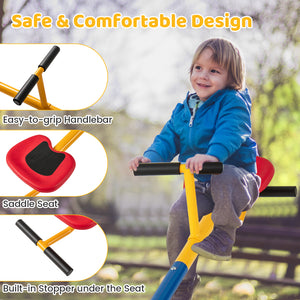 360°Rotation Kids Seesaw Swivel Teeter Totter Playground Equipment