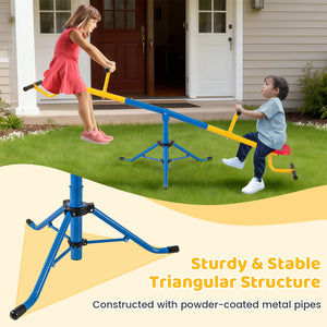 360°Rotation Kids Seesaw Swivel Teeter Totter Playground Equipment