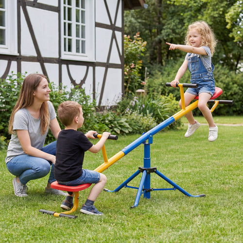360Â°Rotation Kids Seesaw Swivel Teeter Totter Playground Equipment