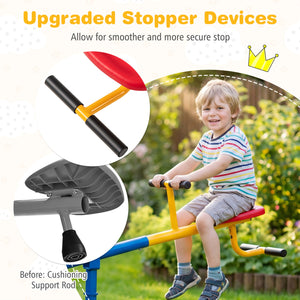 360Â°Rotation Kids Seesaw Swivel Teeter Totter Playground Equipment