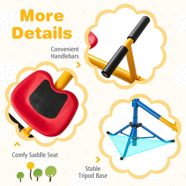 360Â°Rotation Kids Seesaw Swivel Teeter Totter Playground Equipment