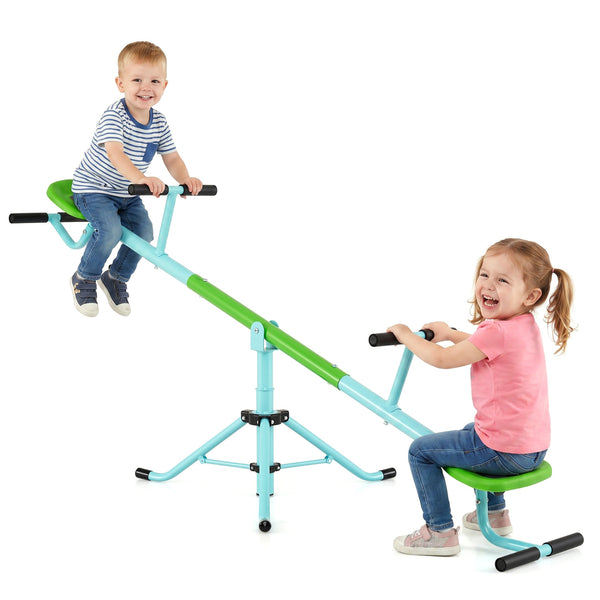 360Â°Rotation Kids Seesaw Swivel Teeter Totter Playground Equipment