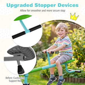 360Â°Rotation Kids Seesaw Swivel Teeter Totter Playground Equipment
