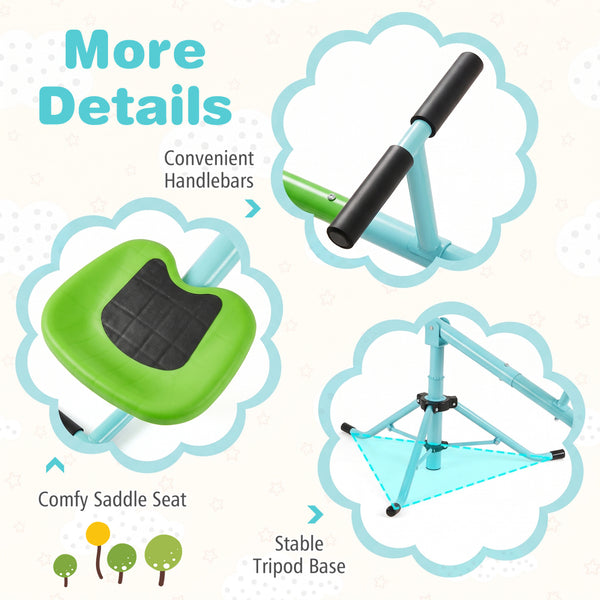 360Â°Rotation Kids Seesaw Swivel Teeter Totter Playground Equipment