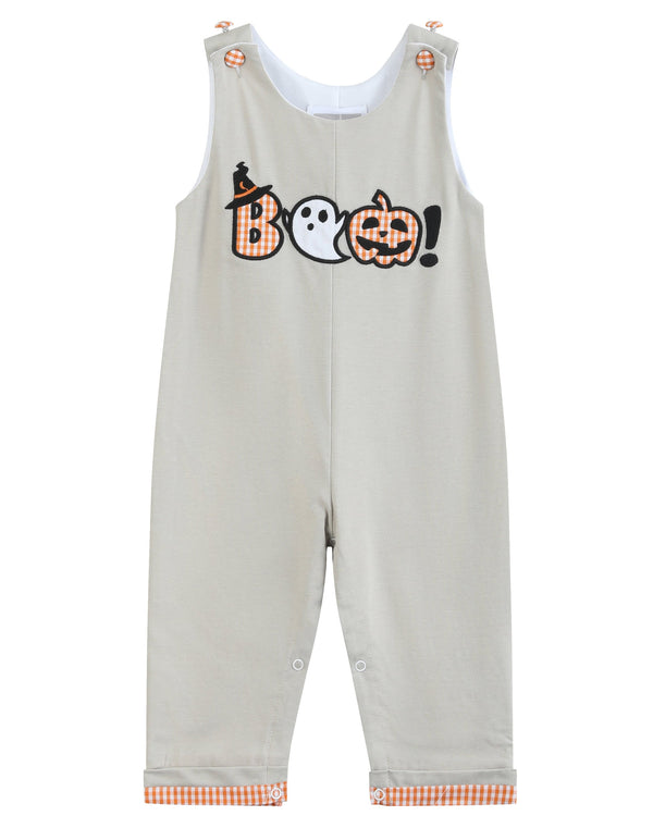 Gray Boo Applique Longall
