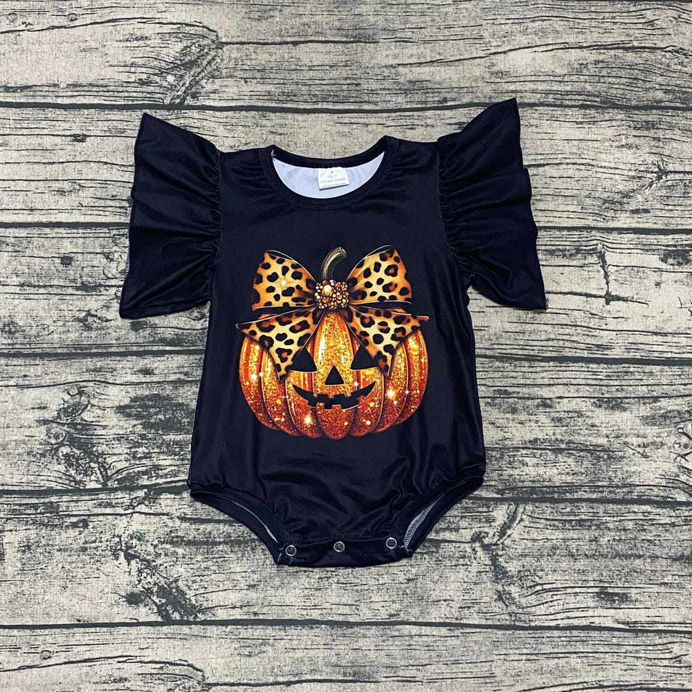 Pumpkin bow flutter leo for babies - adorable, playful design perfect for toys and entertainment.