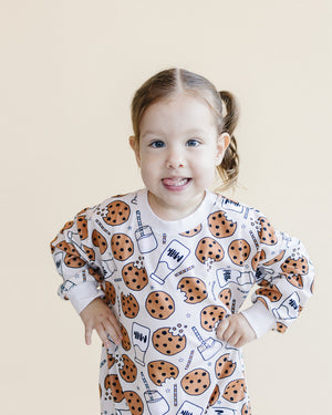 Bubble Romper | Milk & Cookies