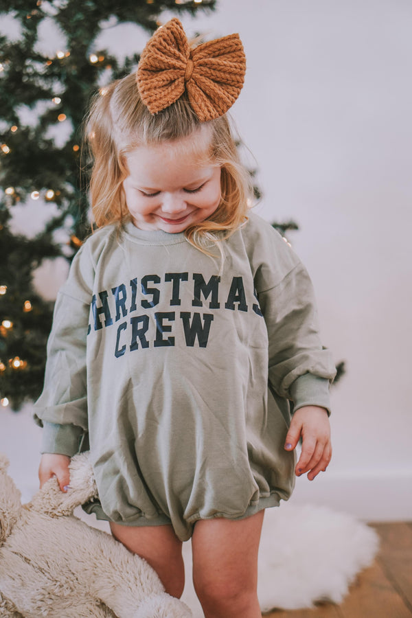 Christmas Crew Sweatshirt Romper