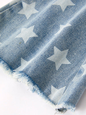 4th of july Patriotic Star Stripe Flare Jeans