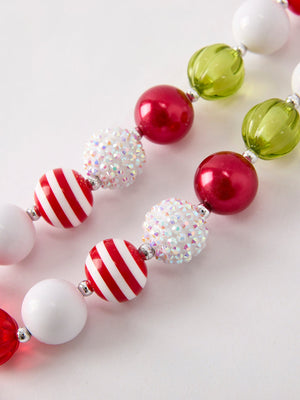 Cute vintage cherry pendant necklace for babies, showcasing a charming design in angle 5 view.