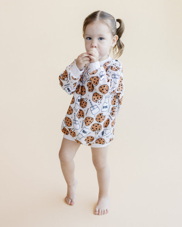 Bubble Romper | Milk & Cookies