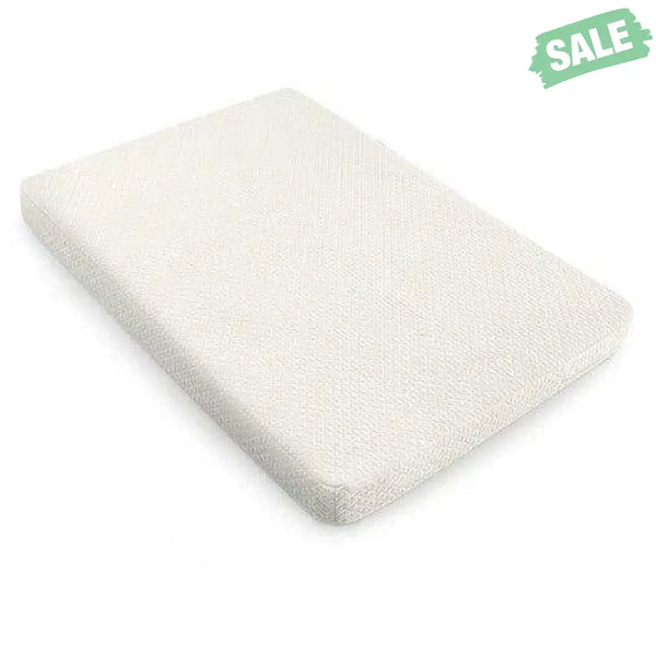 38 x 26 Inch Dual Sided Pack and Play Baby Mattress Pad with Removable Washable Cover-White Toddler Beds