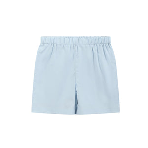 Light Blue USA Flag Smocked T-Shirt and Shorts Set