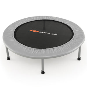 38 Inch Mini Folding Trampoline Portable Leisure Fitness Backboard